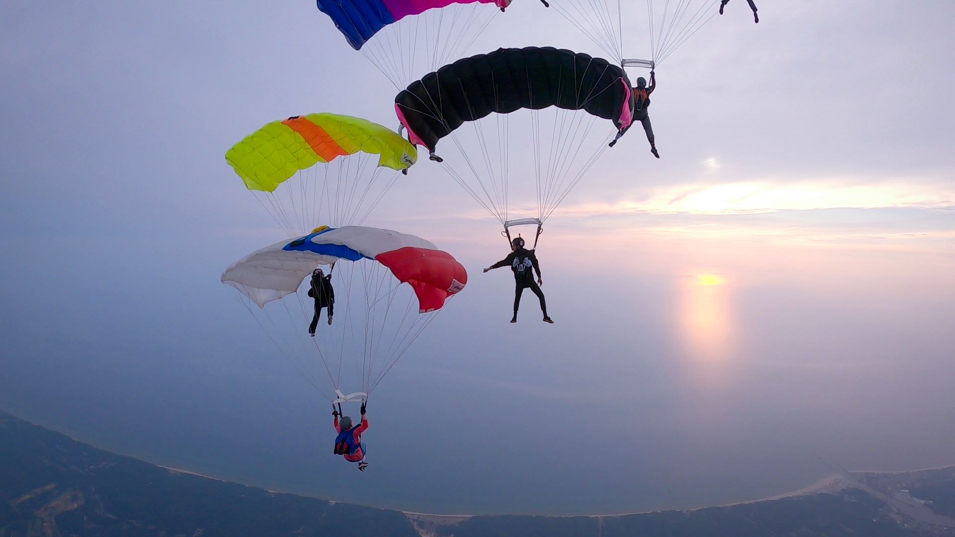 Tyler skydiving